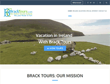 Tablet Screenshot of bracktours.com